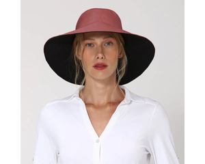 Floppy Hat San Diego UPF50+ - Black/Pink